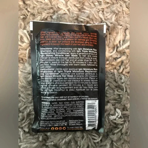 🛑MUST BUNDLE🛑 TGIN Honey Miracle Hair Mask Packet - 2 pack - Picture 5 of 5